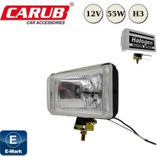 2 Adet Carub Sis Lambası Comet 450 15X8.5X7CM Kapaklı Sis Farı