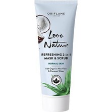 Love Nature 2'si 1 Arada Canlandırıcı Maske ve Arındırıcı
