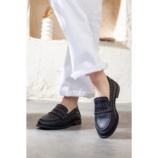 Mammamia 3780 Zımba Detaylı Loafer Kadın Ayakkabı