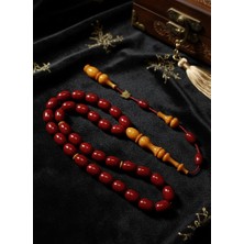 Anemore Collection OSMANLI BENZETME SIKMA KEHRİBAR TESBİH ÖZEL SERİ USTA İMZALI