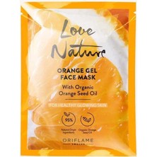 Love Nature Organik Portakal Çekirdeği Yağı Içeren Jel Yüz Maskesi