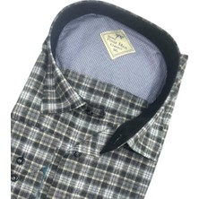 Klasik %100 Cotton Uzun Kollu Terletmeyen Kışlık Flanel Kumaş Çok Renk Gömlek (Regular Kalıp)