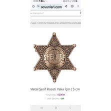 Metal Serıf Rozetı Yaka Ìçìn