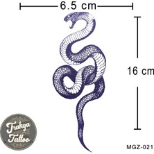 Yarı Kalıcı Dövme Geçici Yılan Dövmesi MGZ-021