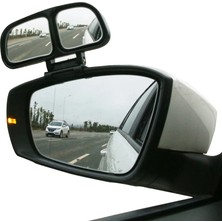 Oto Aksesuarcım Sürücü Kursu Eğitmen Kör Nokta Aynası Çiftli Yan Ayna Siyah Sol