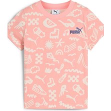 Puma Sandy Adventures Aop Tee-Pink Fruit Tişört-Pembe