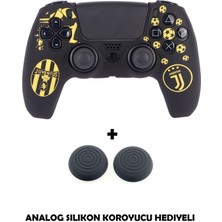 Ps5 Dualsense Futbol Takımı Temalı Koruyucu Silikon Kılıf + Analog Silikon Koruyucu