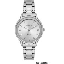 Ferrucci FC13863M.1 Gümüş Renk 35 mm Kadın Kol Saati
