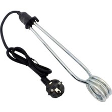 1500 W Çelik Daldırma Tipi Elektrikli Su Isıtıcı Rezistansı Siyah