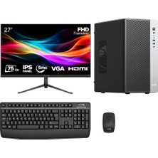 Turbox TX6744 I5 7400 16GB Ddr4 256GB Nvme SSD 27 Inç Monitör Masaüstü Ofis Hazır Sistem