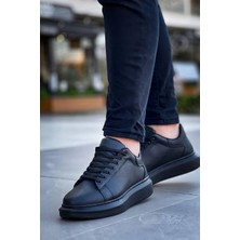 ZRN-X500 Bağcıklı Casual Günlük Erkek Sneaker Siyah