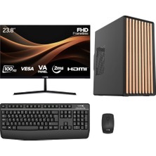 Turbox TX8133 I5 12400 16GB Ddr5 Ram 512GB M.2 Nvme SSD 23.8 Inç Monitör Masaüstü Ofis Hazır Sistem