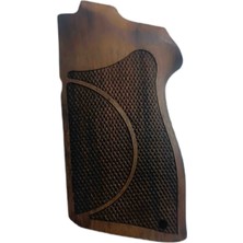 Smith Wesson 6906 Ahşap Lazer Işlemeli Kabze