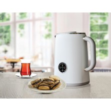 Beyaz Lıfe Pro Kettle ile Şık ve Kullanışlı Su Isıtıcısı