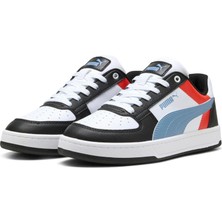Puma Caven 2.0 Block Jr-White-Cool Blue-Black Çocuk Ayakkabı-Beyaz