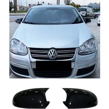Volkswagen Jetta 2005-2010 Batman Yarasa Ayna Kapağı Takım Piano Black