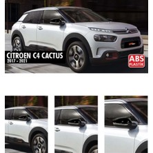 Citroen C4 Cactus 2017-2021 Batman Yarasa Ayna Kapağı Takım Piano Black