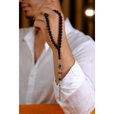 Küre Model Gümüş Tasarım Erzurum oltu Taşı Tesbih 