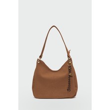 Shule Bags Calico Charmlı Omuz Çantası Taba