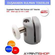 AYRINTISHOP Duşakabin Tekli Rulman Tekerlek ay-421  Grı 1 Adet