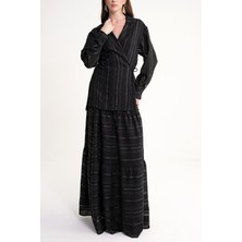 Siyah Anvelop Kapama Ceket 61182