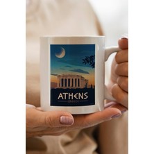 Athens- Greece Baskılı Premium Kupa Bardak