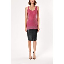 Fuşya Triko Bluz  28433