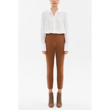 Devetüyü Beli Lastikli Beş Cep Pantolon 41368