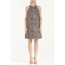 Vizon Fiyonklu Mini Elbise 92366