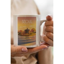Korea- Seaul Baskılı Premium Kupa Bardak