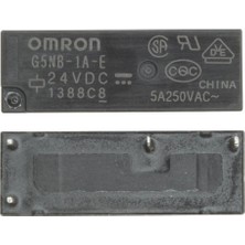 Omron G5NB-1A-E 24VDC Kart Rölesi 24 Volt 4 Pin Bacak Siyah 16X4C16