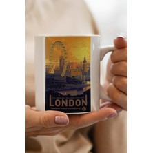London- Londra Baskılı Kupa Bardak