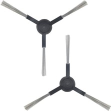 Viomi Uyumlu Mijiav2 STYJ02YM Vacuum Cleaner Akıllı Robot Süpürge Yan Fırça Siyah 2 Adet