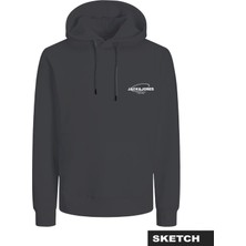 Erkek Kapüsonlu Logo Baskili Sweatshirt - Boost