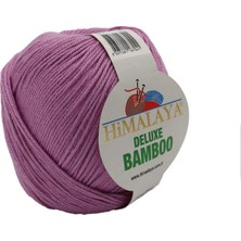 Himalaya Deluxe Bamboo El Örgü Ipliği 124-12 Leylak  - 1 Adet