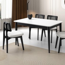 Mobilgen 4 Adet Kuzey Sandalye 130+30 Açılabilir Fidan Masa Takımı