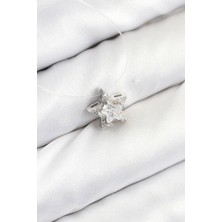 Misineli Yıldız Model Gümüş Renk Hayalet Kolye