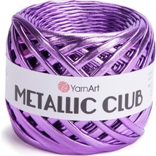 Yarnart Metalic Club El Örgü Ipliği 180GR 8127 Eflatun  - 1 Adet
