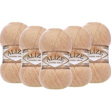 Alize Angora Gold El Örgü Ipliği 95 Deve Tüyü  - 5 Adet