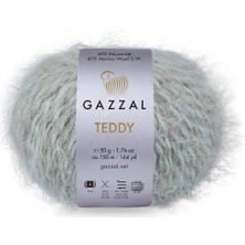 Gazzal Teddy El Örgü Ipliği 50GR 6535 Küf Yeşili  - 1 Adet