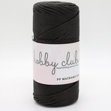 Hobby Club 4 No Polyester Makrome Ip 200GR 3mm 270 Siyah  - 1 Adet