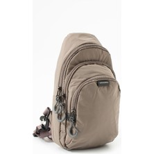 Sanmorris Unisex Suya Dayanıklı Çapraz Askılı Çok Gözlü Fermuarlı Sırt ve Göğüs Çantası Bodybag