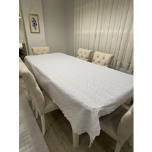 Brode Nakış Işlemeli Dertsiz Masa Örtüsü 150X250
