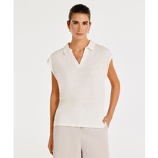 Yargıcı Polo Yaka Rahat Kalıp T-shirt