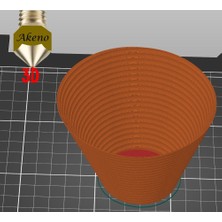 Yeni Spiral Vazo (Vazo Modu) (Sadece Plastik Aparattır!!!)