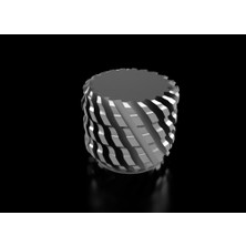 Yeni Spiral Dişli Tarzı Vazo P (Sadece Plastik Aparattır!!!)