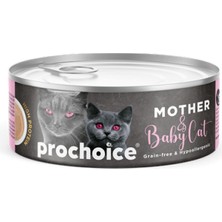 Matrixzn Prochoice 80 Gr X 12 Adet Mother - Baby Mousse, Anne Kediler Ve Yavruları Için Tavuklu Mus