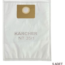 Magic Bags Karcher NT Serisi Toz Torbası | 69042900 Uyumlu | 5'li Paket | Sentetik