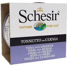 Schesir C270 Jelly Ton Balıklı ve Orfoz Balığı Kedi Konservesi 85 Gr