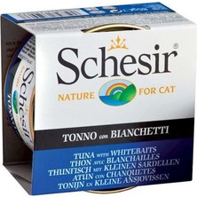 Schesir C139 Jelly Ton ve Ringa Balıklı Kedi Konservesi 85 Gr